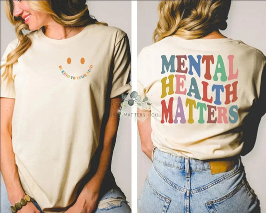 Mental Health Matters Heather Soft Cream / Xs T-Shirt